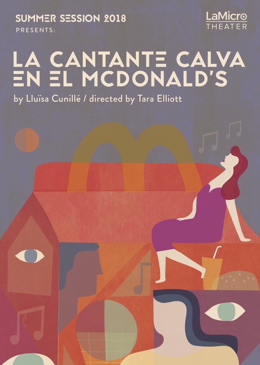 From the production "La Cantante Calva en el McDonald’s 2018" - Graphic Design by Daniela Ferreti